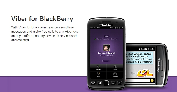 Viber For blackberry